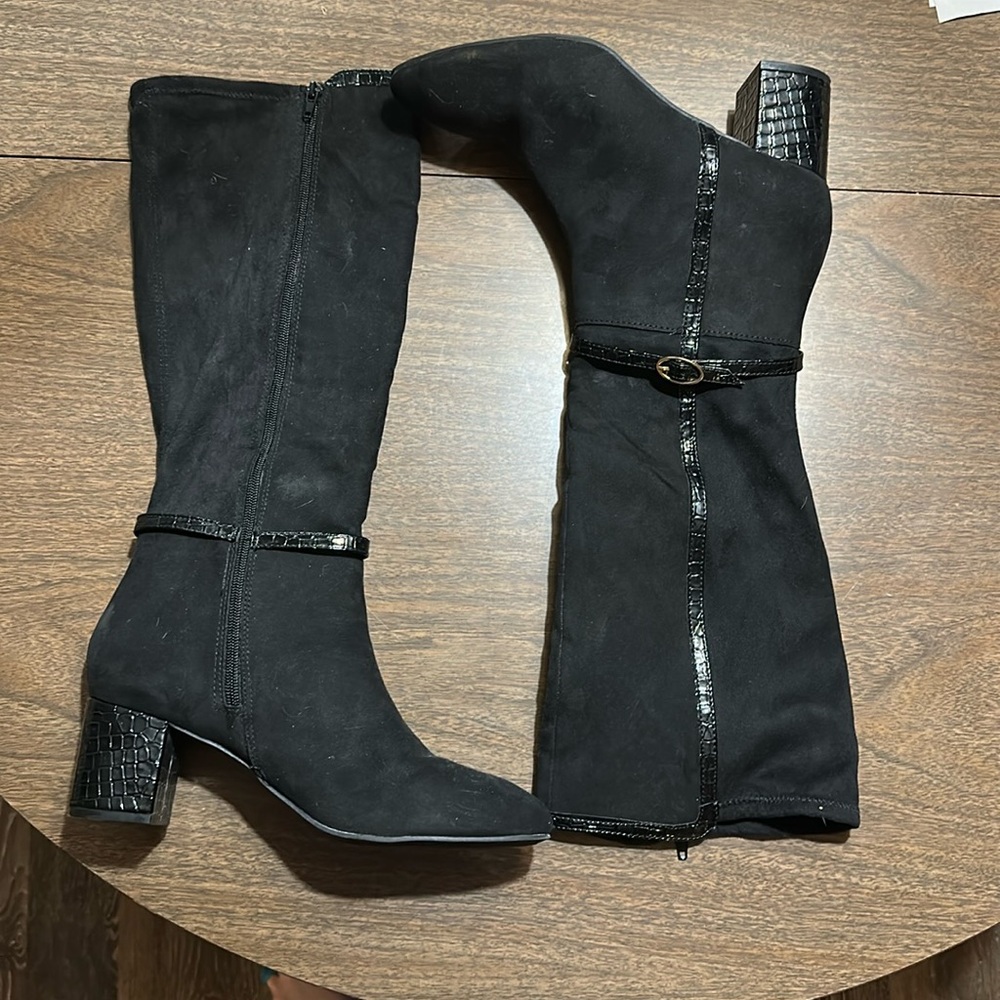 Karen Scott Tall Suede Boots